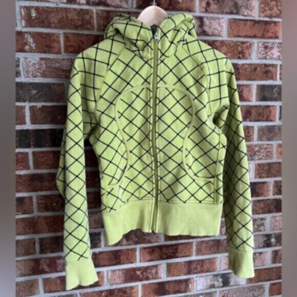 Lululemon  *  Limited Edition Checkered Scuba hoodie EUC Vintage - Picture 1 of 9